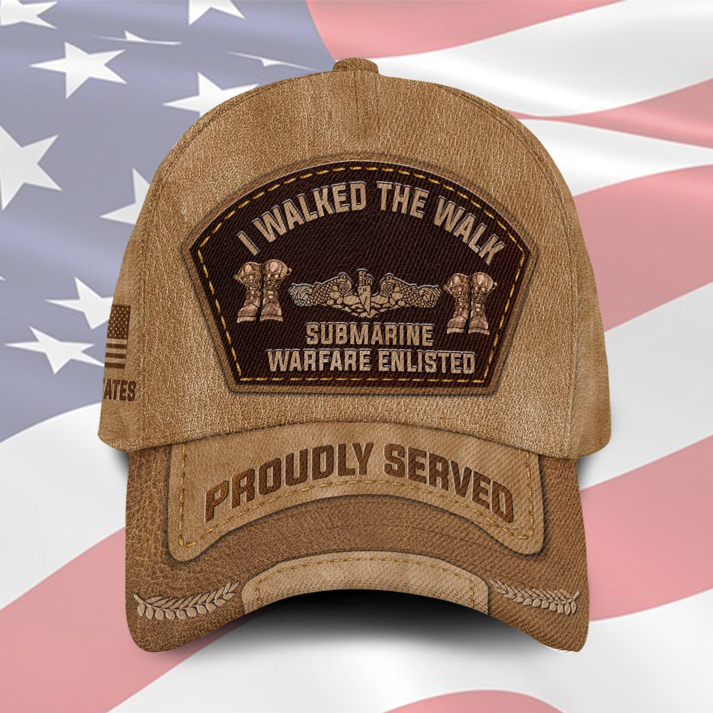 US Military – Navy Badge All Over Print Cap