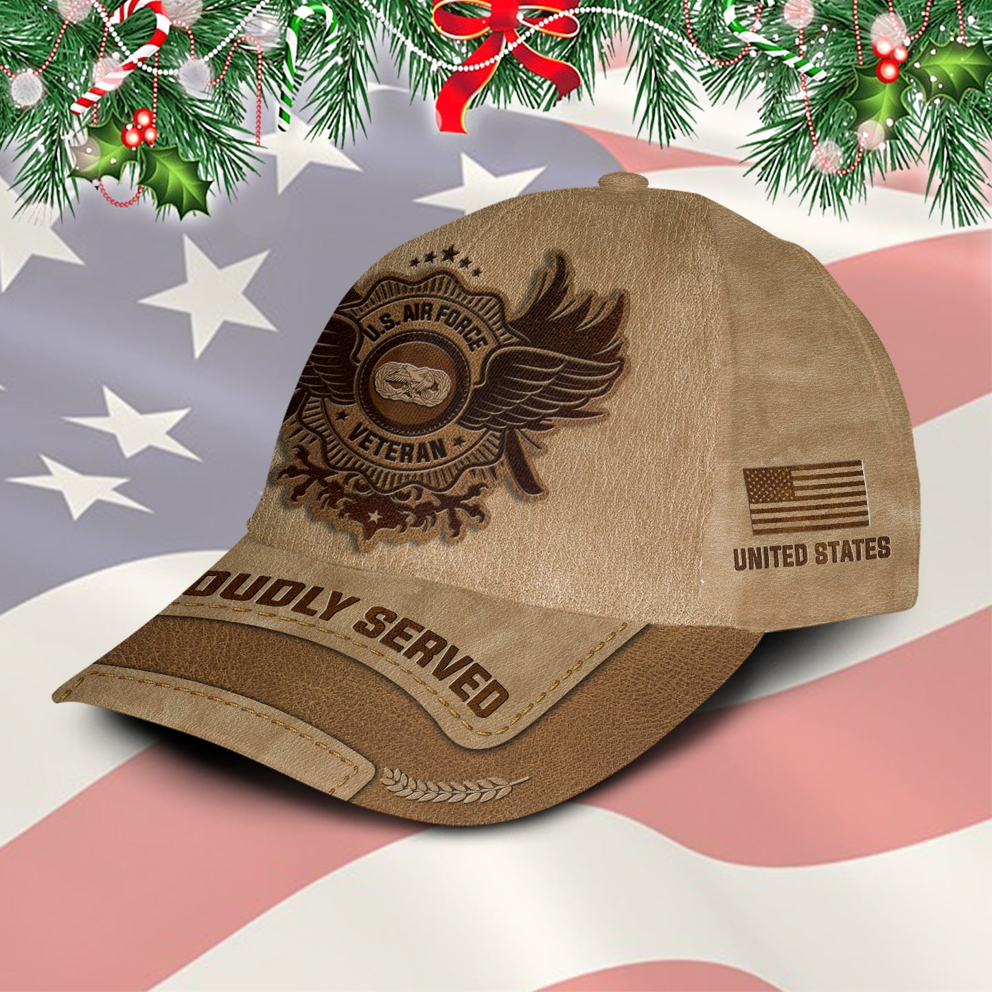 US Militär – Air Force Badge All Over Print Cap