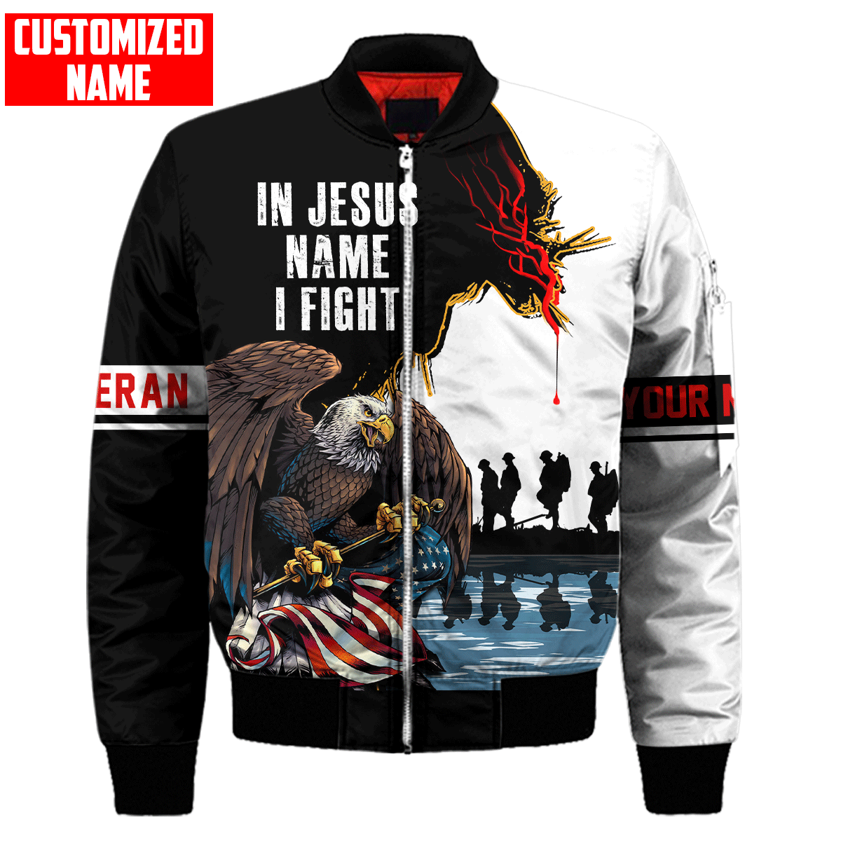 US Veteran - In Jesus Name I Fight Unisex Shirts