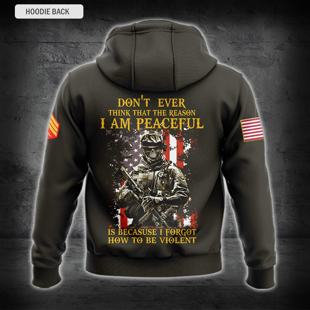 US Military – Marine Battalion All Over Print Hoodie