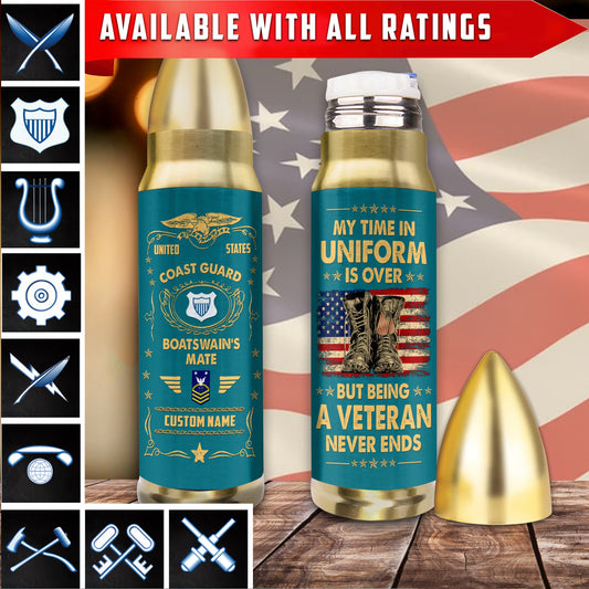 US Military – Coast Guard Rating – Bullet Tumbler