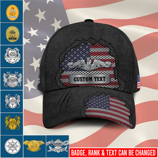 US Military – Navy Badge All Over Print Cap