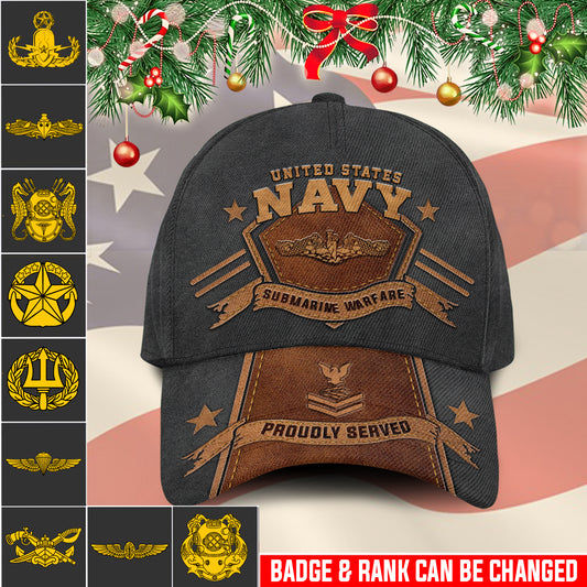 US Military – Navy Badge All Over Print Cap