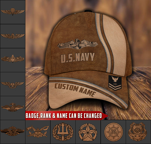 US Military – Navy Badge All Over Print Cap