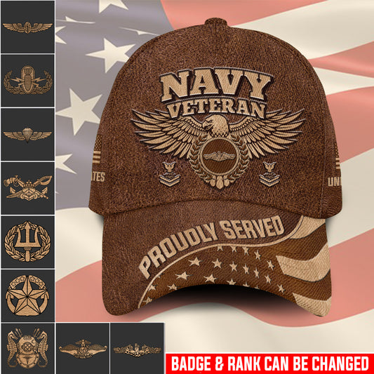 US Militär – Navy Badge All Over Print Cap