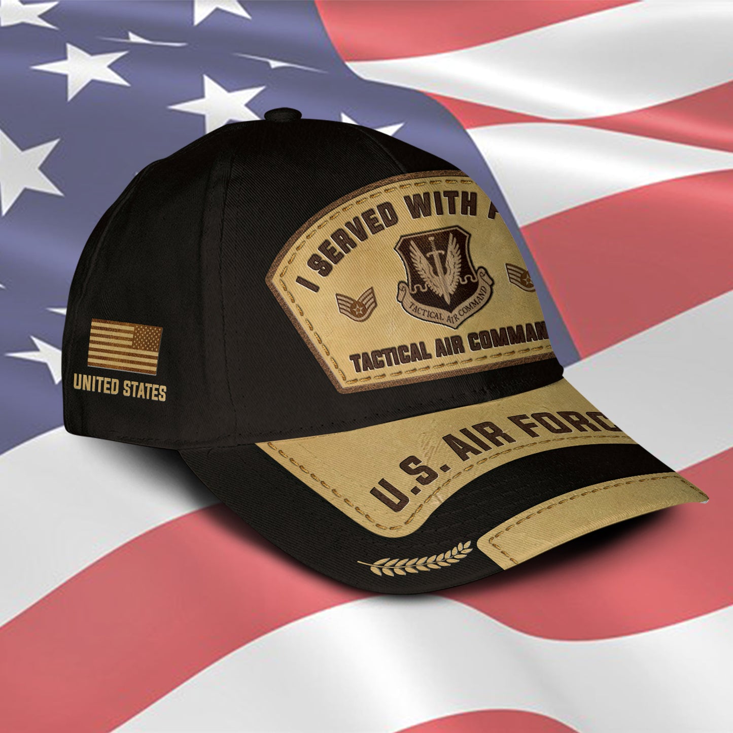 US Military – Air Force Command All Over Print Cap