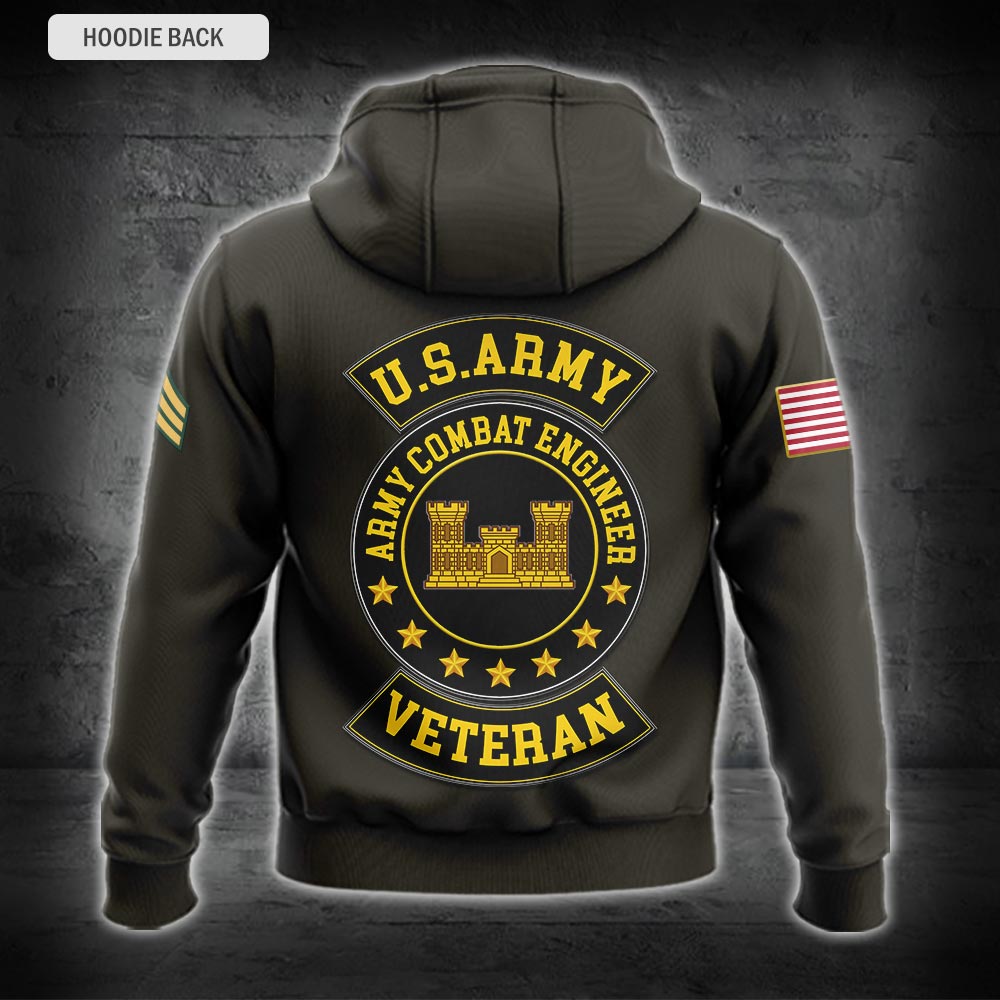 US Militär – Army Branch Bomberjacke mit Allover-Print