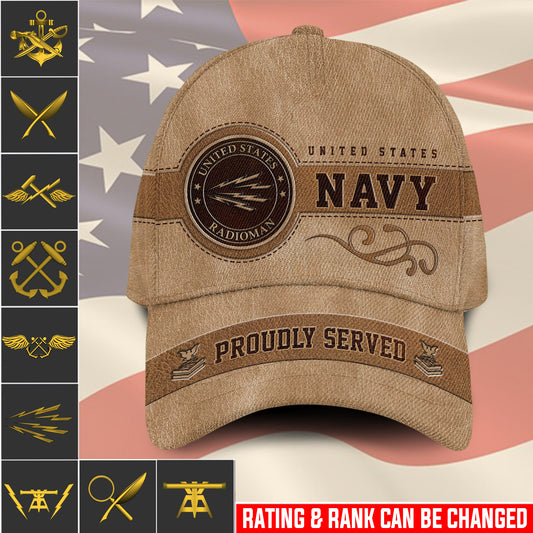 US Military – Navy Rating All Over Print Cap