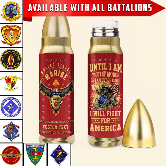 US Military – Marine Battalion – Bullet Tumbler