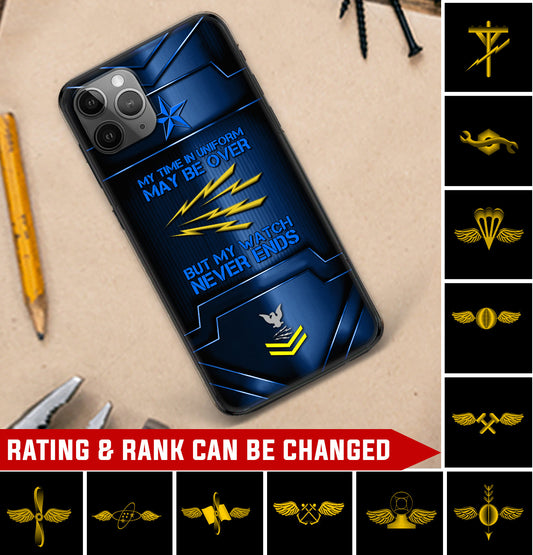Personalized US Military - Navy Rating Phone Case Printed