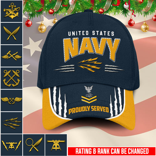 US Military – Navy Rating All Over Print Cap