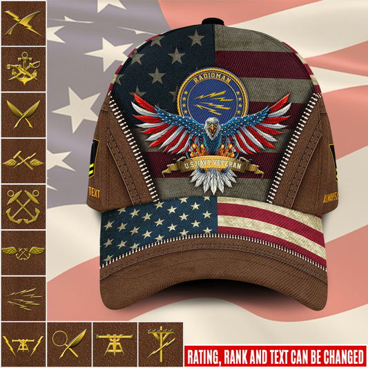 US Military – Navy Rating All Over Print Cap