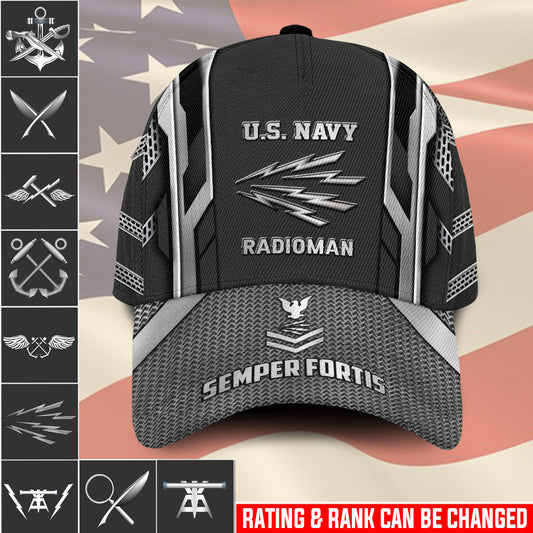 US Military – Navy Rating All Over Print Cap