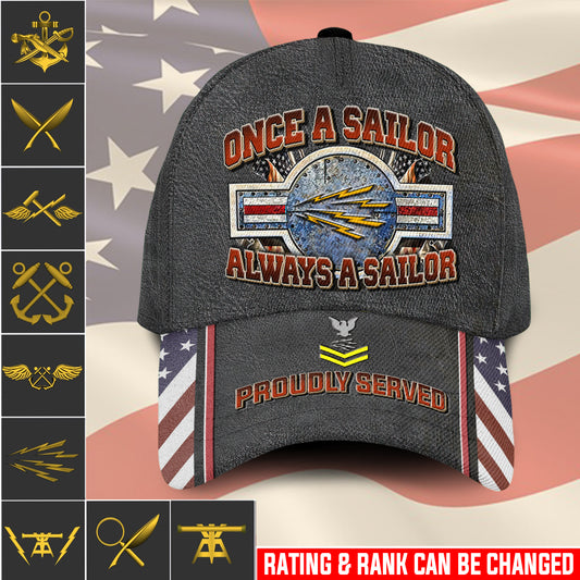 US Military – Navy Rating All Over Print Cap