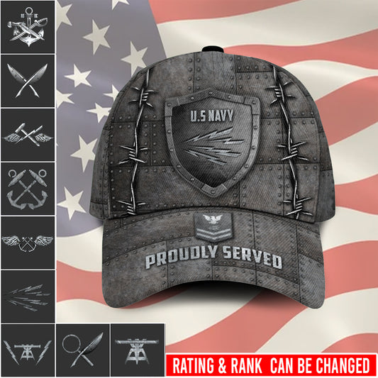 US Military – Navy Rating All Over Print Cap