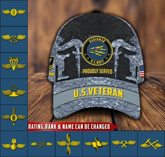 US Military – Navy Rating All Over Print Cap