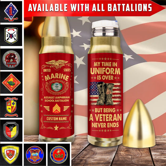 US Military – Marine Battalion – Bullet Tumbler