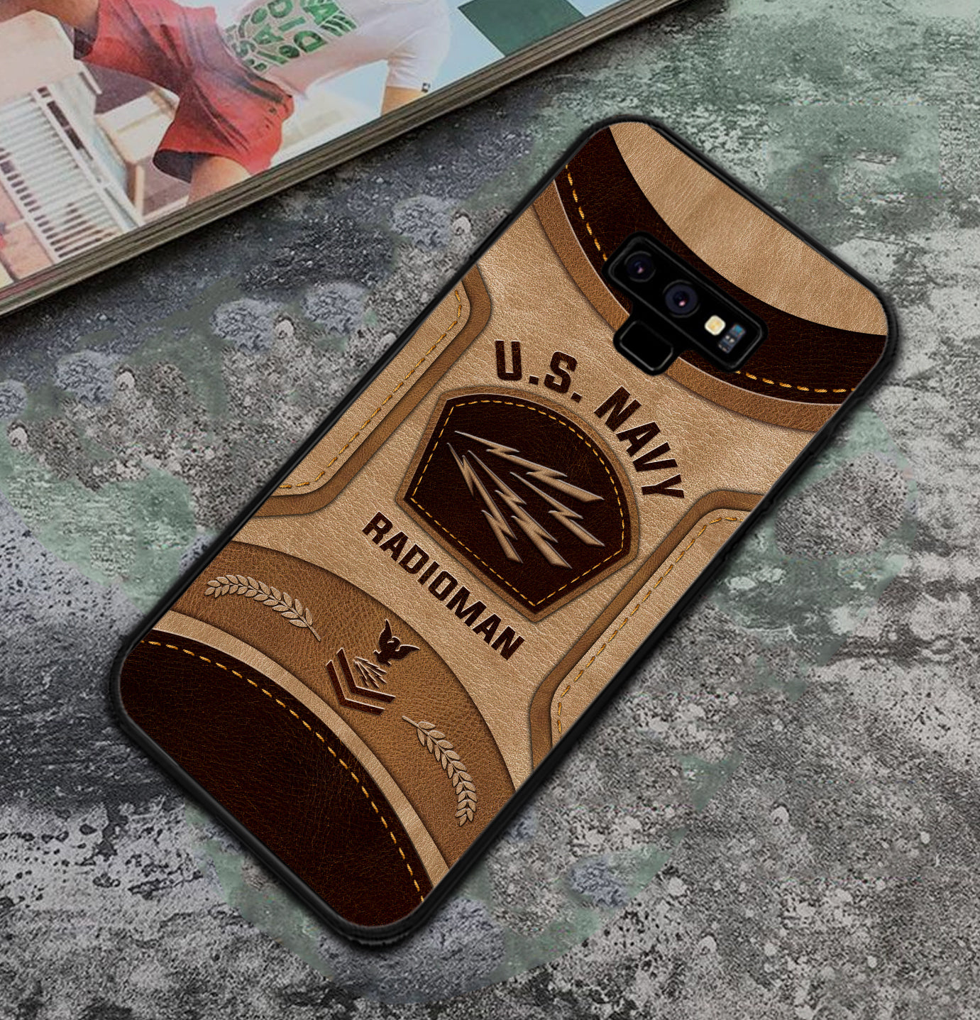 Personalized US Military - Navy Rating Phone Case Printed