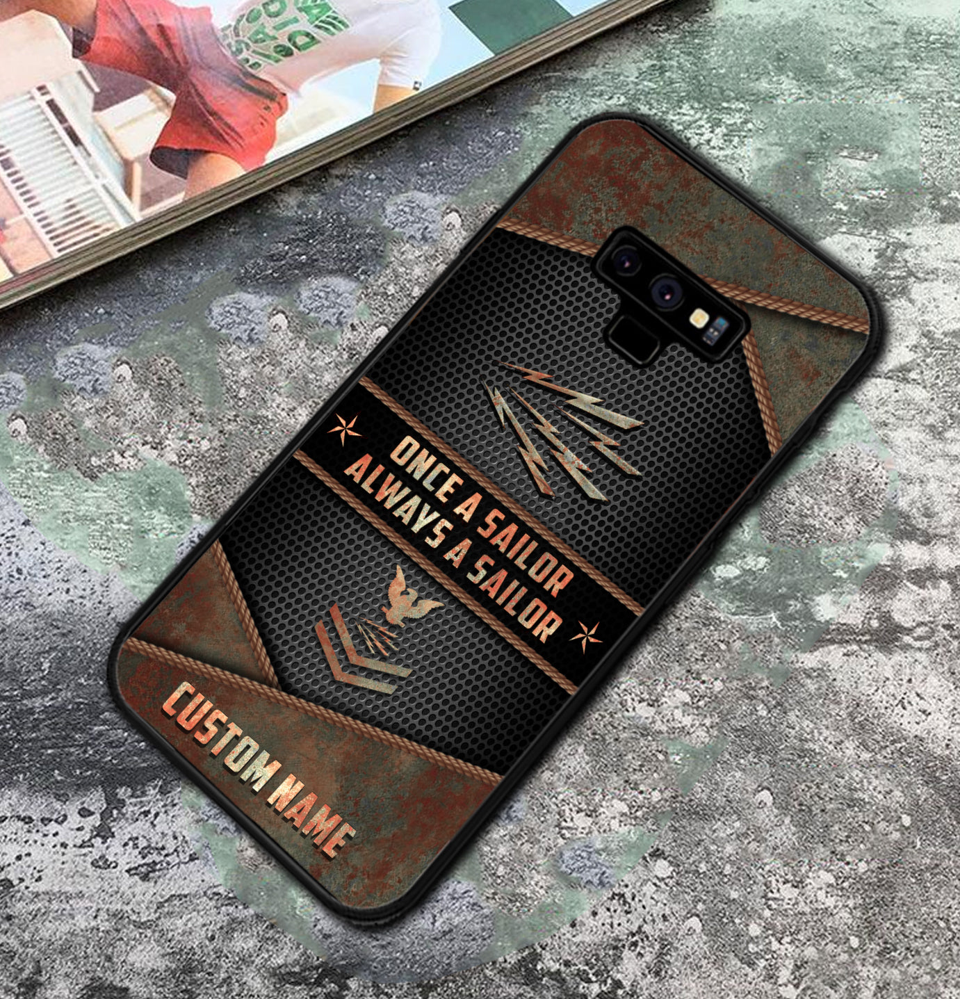 Personalized US Military - Navy Rating Phone Case Printed