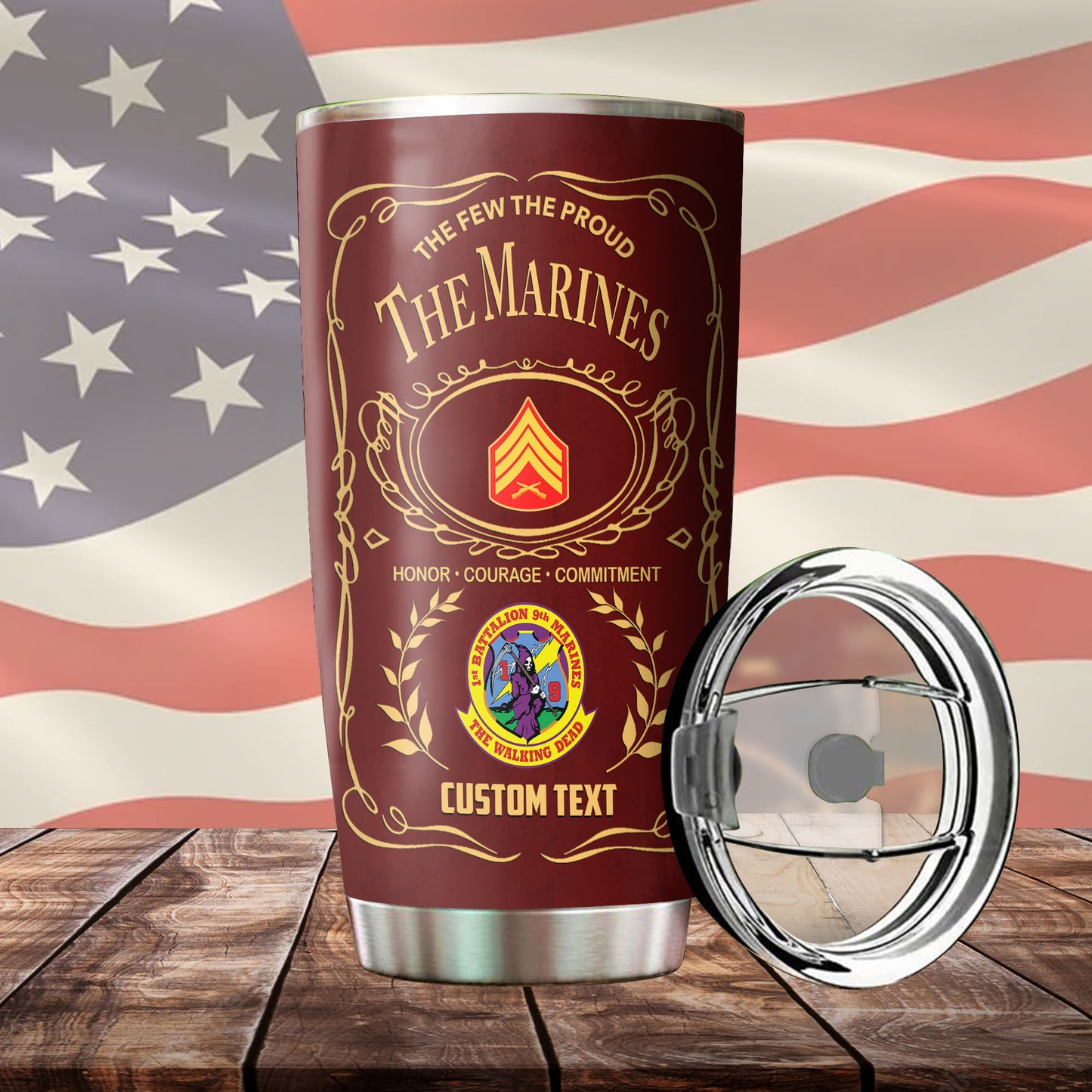 US Military – Marine Battalion – Tumbler