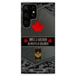 Personalized Canadian Soldier/Veterans Phone Case Printed - 0601230009