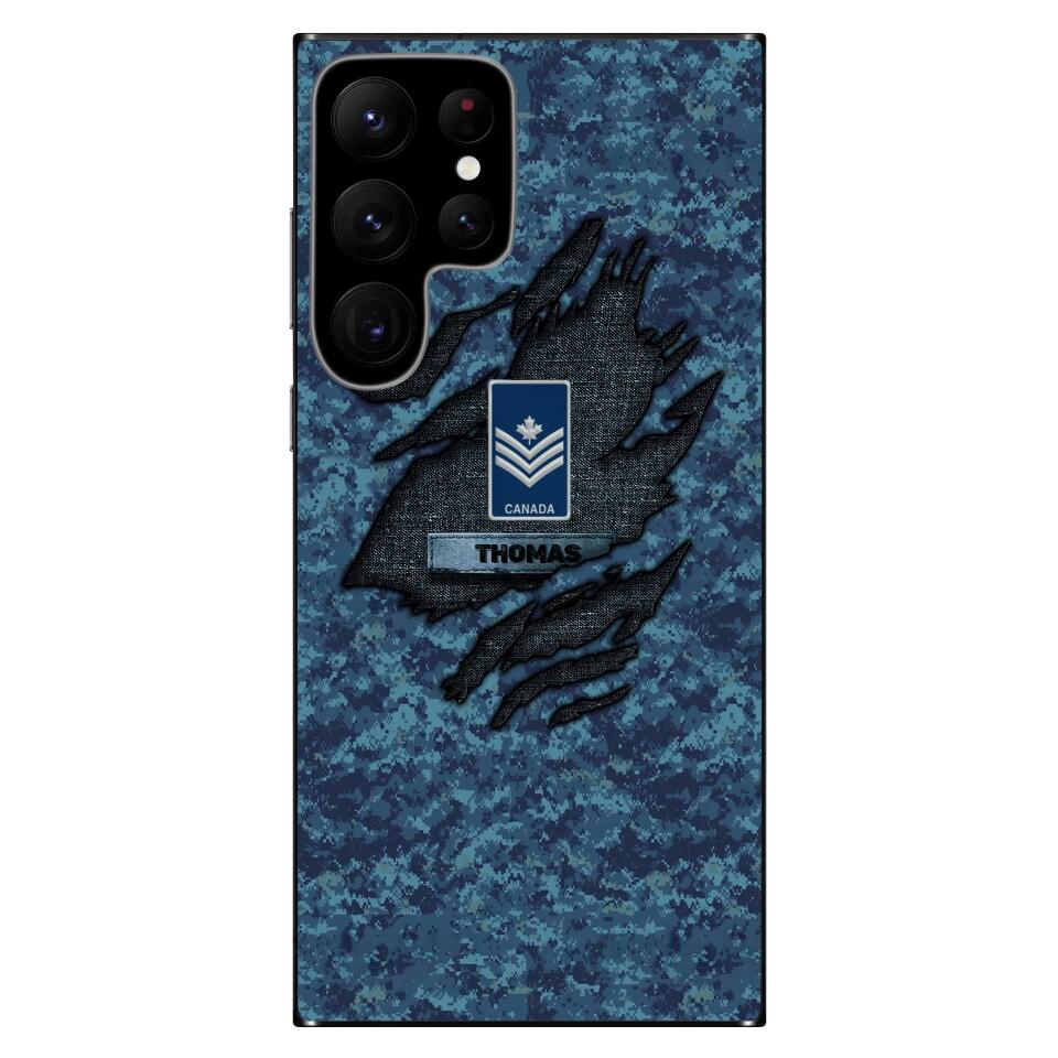 Personalized Canadian Soldier/Veterans Phone Case Printed - 2001230001