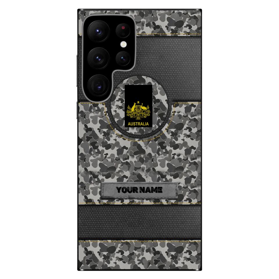 Coque de téléphone personnalisée pour soldat/vétéran australien - 3101230003