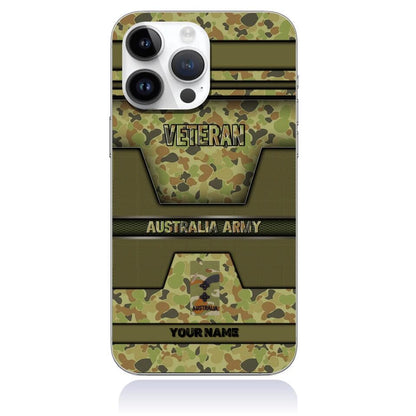 Coque de téléphone personnalisée pour soldat/vétéran australien - 3101230006