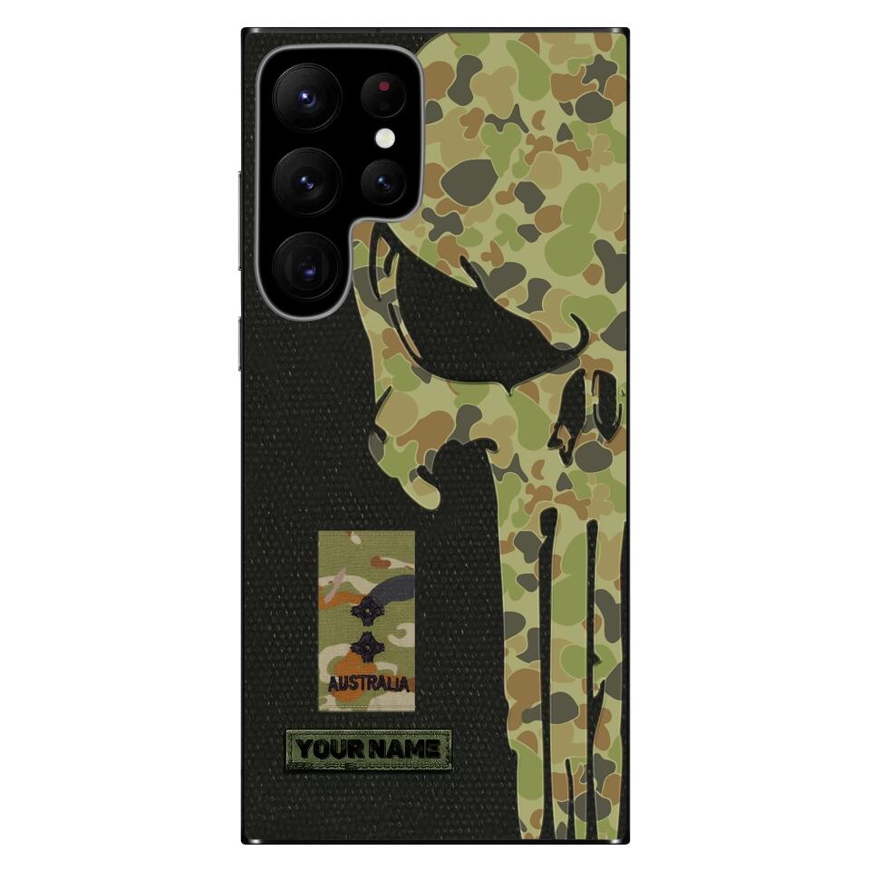 Coque de téléphone personnalisée pour soldat/vétéran australien - 3101230007