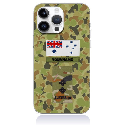 Coque de téléphone personnalisée pour soldat/vétéran australien - 3101230010