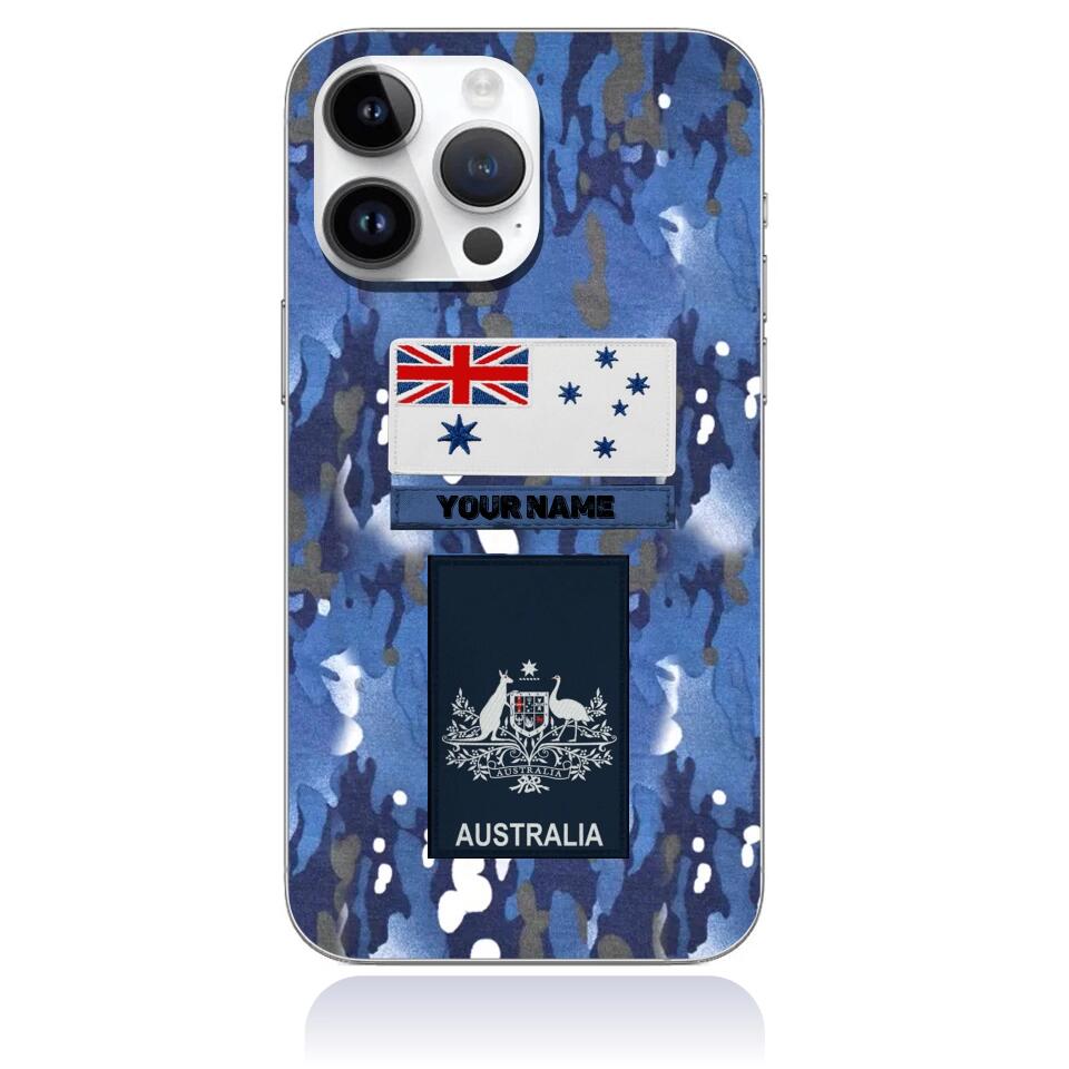 Coque de téléphone personnalisée pour soldat/vétéran australien - 3101230010