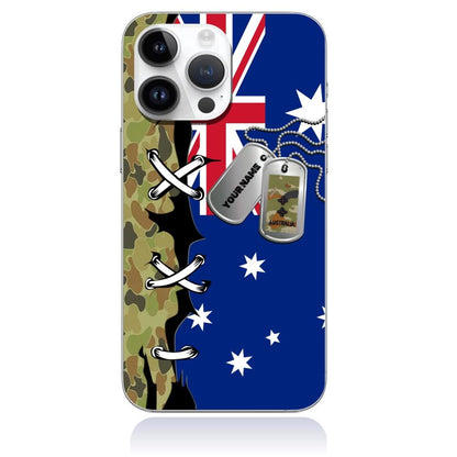 Coque de téléphone personnalisée pour soldat/vétéran australien - 3101230005