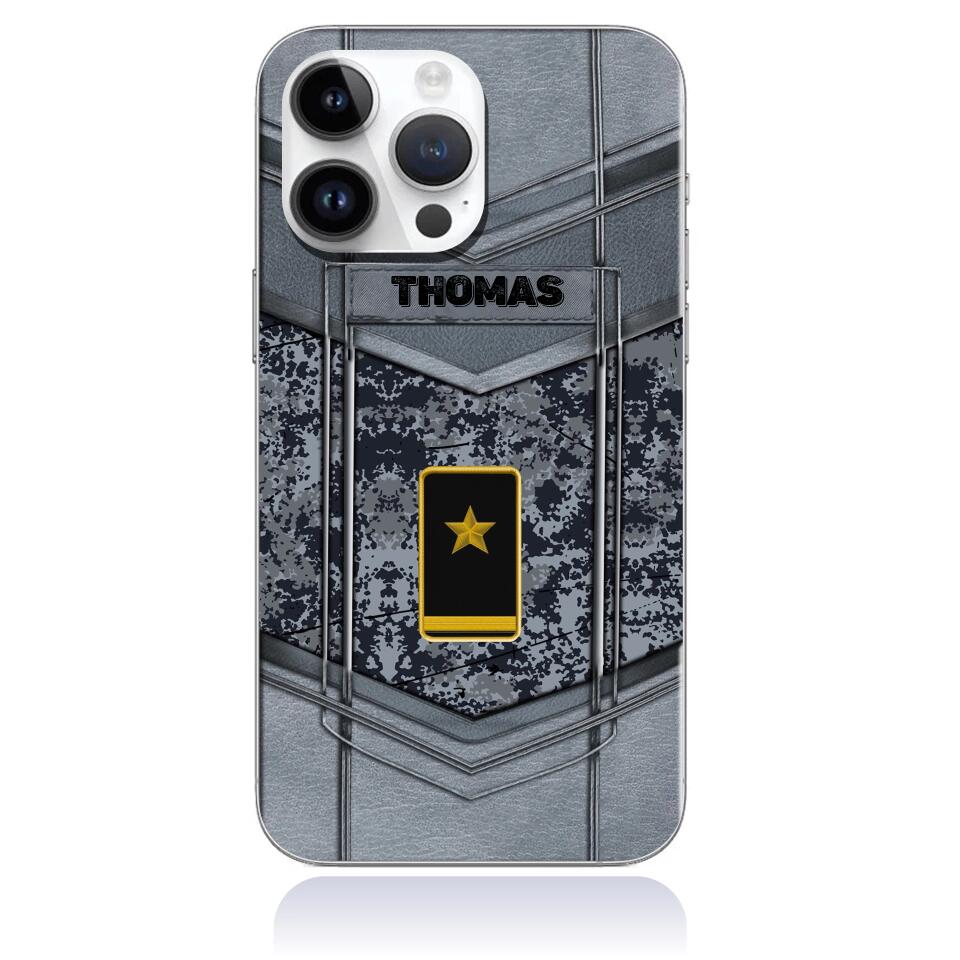 Coque de téléphone personnalisée imprimée pour soldat/vétéran allemand - 2602230001