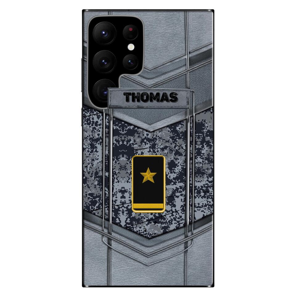 Coque de téléphone personnalisée imprimée pour soldat/vétéran allemand - 2602230001