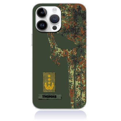 Coque de téléphone personnalisée imprimée pour soldat/vétéran allemand - 2602230004