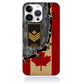 Personalized Canadian Soldier/Veterans Phone Case Printed - 22002230001