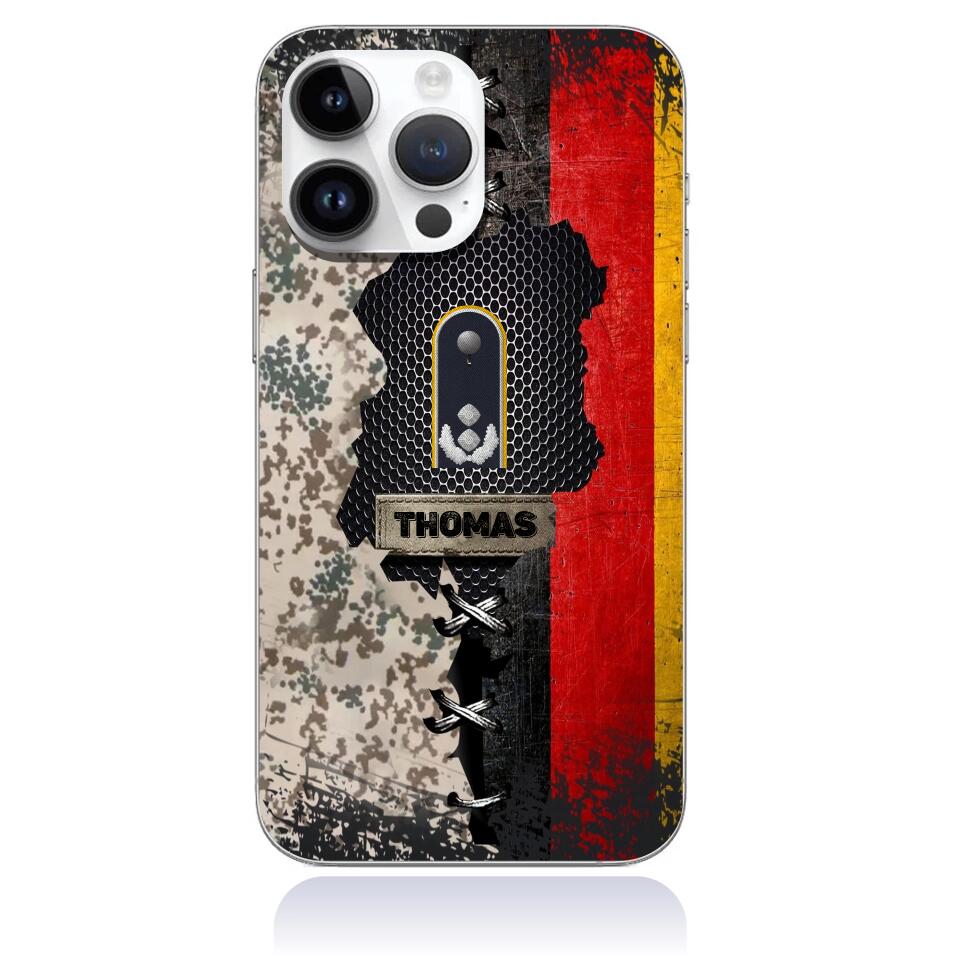 Personalized Germany Soldier/Veterans Phone Case Printed - 2602230007