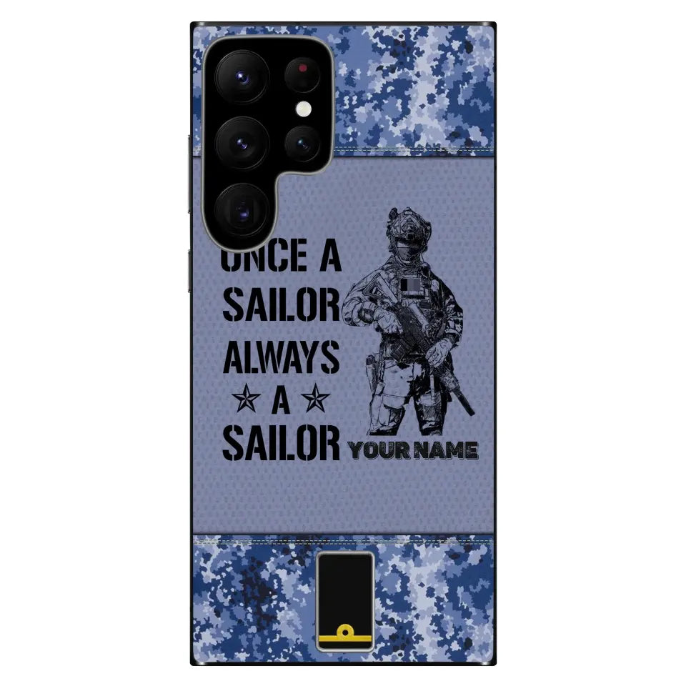 Coque de téléphone personnalisée pour soldat/vétéran belge imprimée - 3105230001-D04