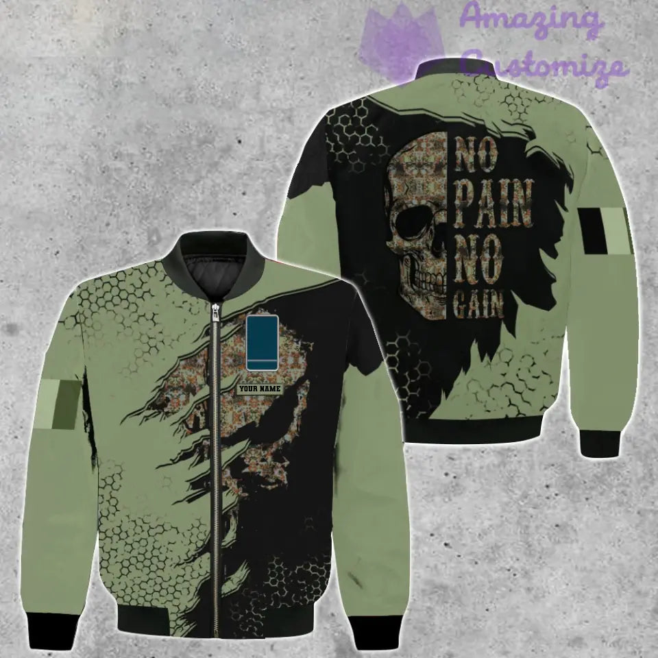 Personalized Belgium Soldier/ Veteran Camo With Name And Rank Bomber Jacket 3D Printed - 2806230002