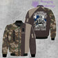 Personalized Finland Soldier/ Veteran Camo With Name And Rank Bomber Jacket 3D Printed - 1007230001