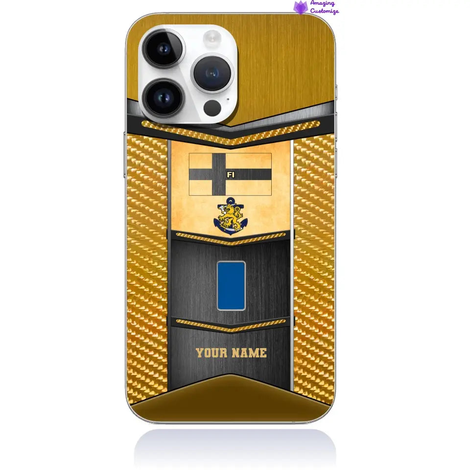 Personalized Finland Soldier/Veterans With Rank And Name Phone Case Printed - 2607230001