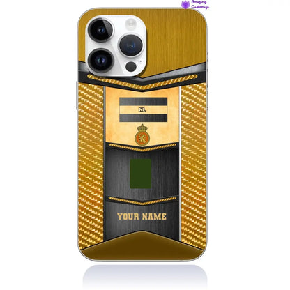 Personalized Netherlands Soldier/Veterans With Rank And Name Phone Case Printed - 2607230001