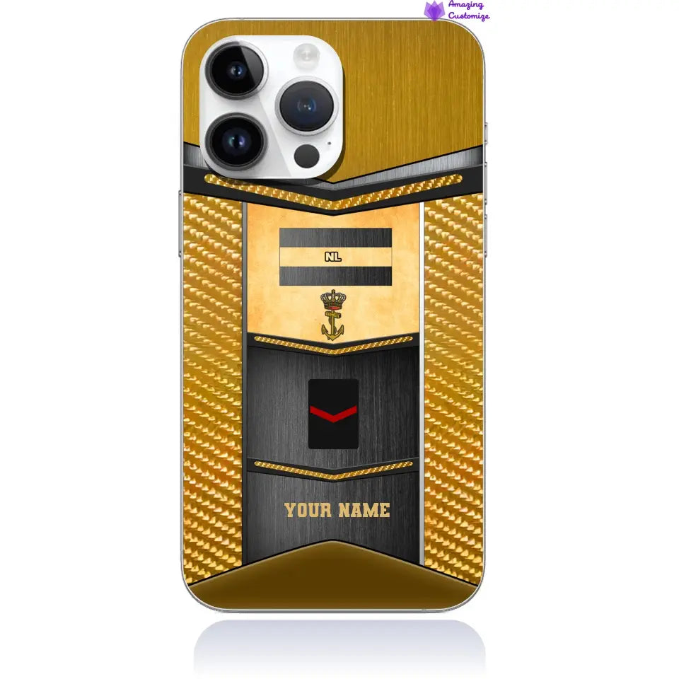 Personalized Netherlands Soldier/Veterans With Rank And Name Phone Case Printed - 2607230001