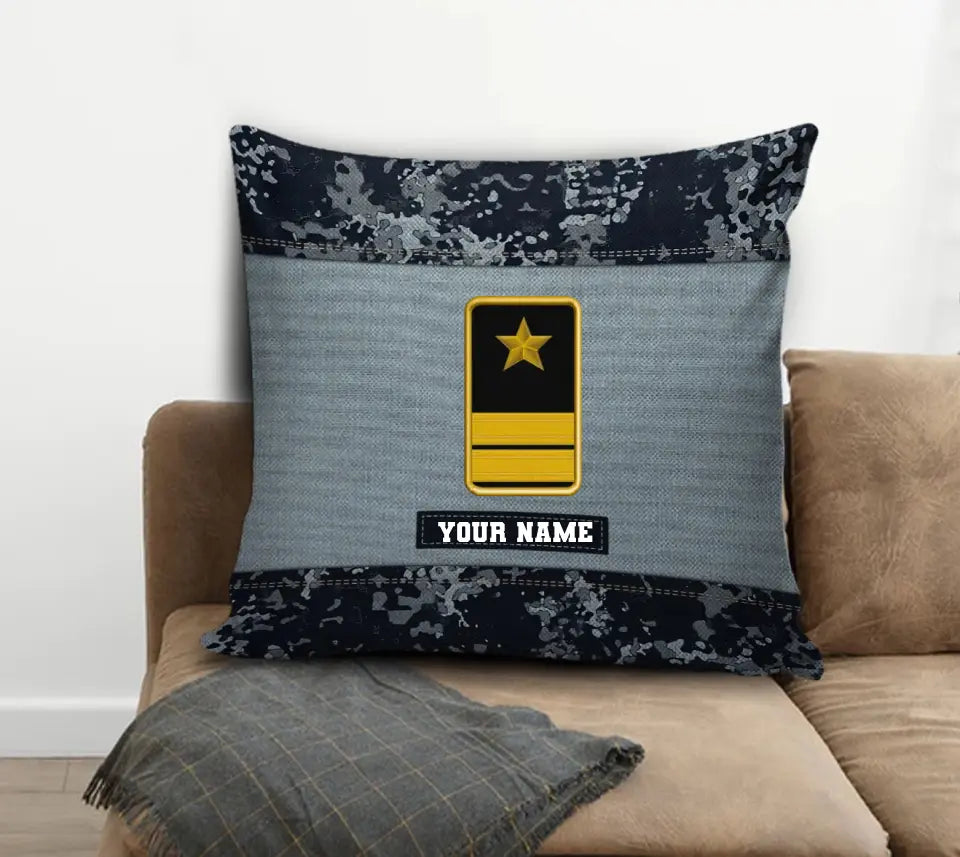 Coussin personnalisé avec nom et grade de soldat/vétéran allemand imprimé en 3D - 1508230001