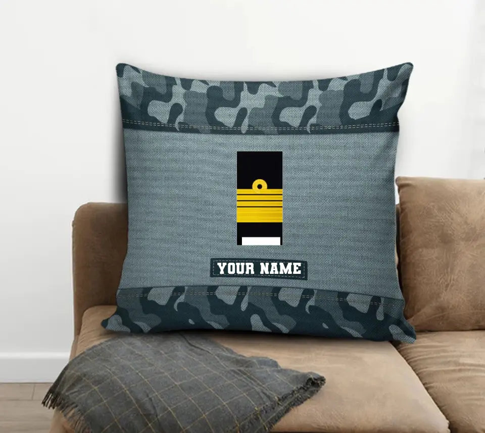 Personalized Sweden Soldier/ Veteran Camo With Name And Rank Pillow 3D Printed - 1508230001