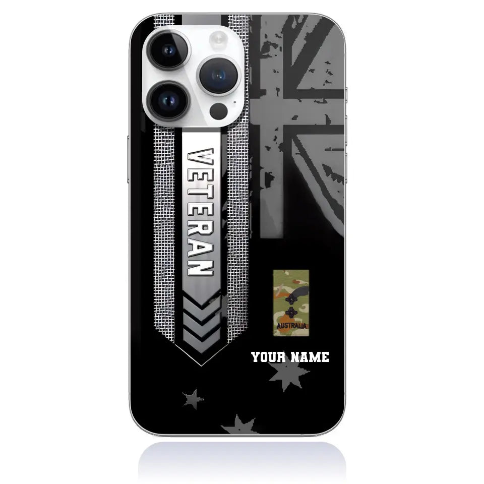 Personalized Australia Soldier/Veterans With Rank And Name Phone Case Printed - 2308230001