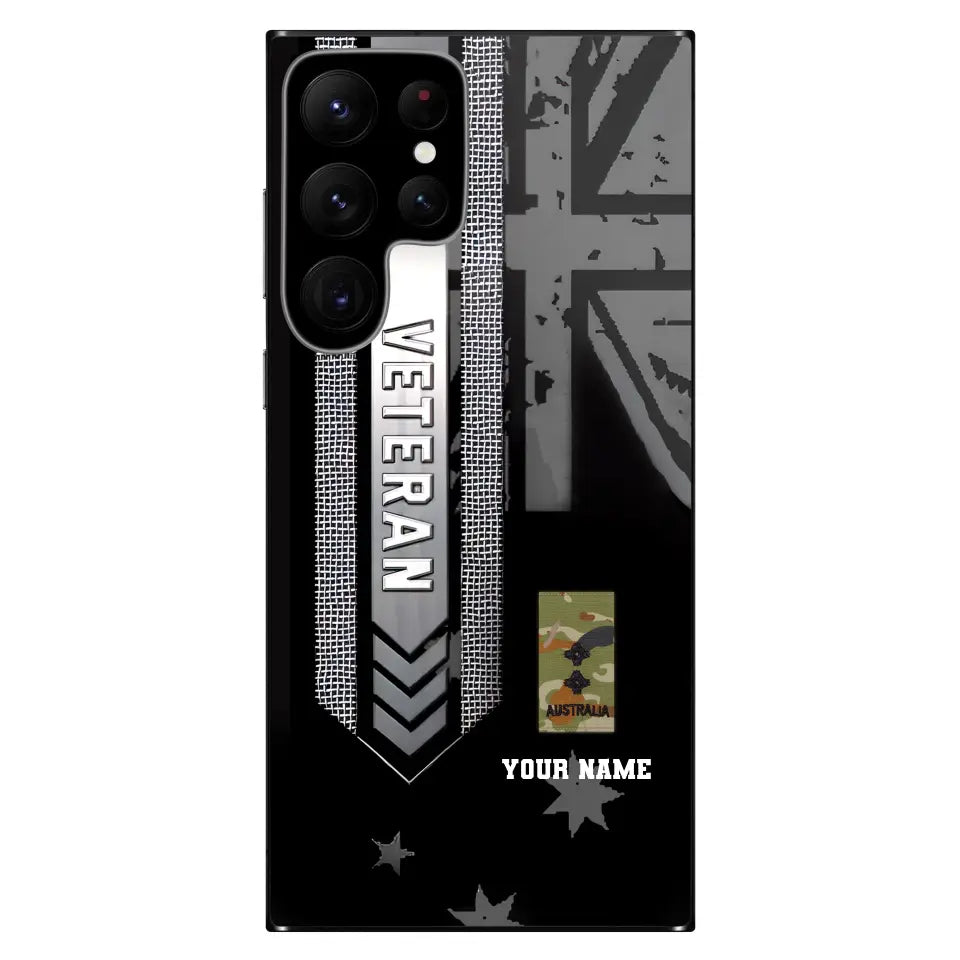 Personalized Australia Soldier/Veterans With Rank And Name Phone Case Printed - 2308230001