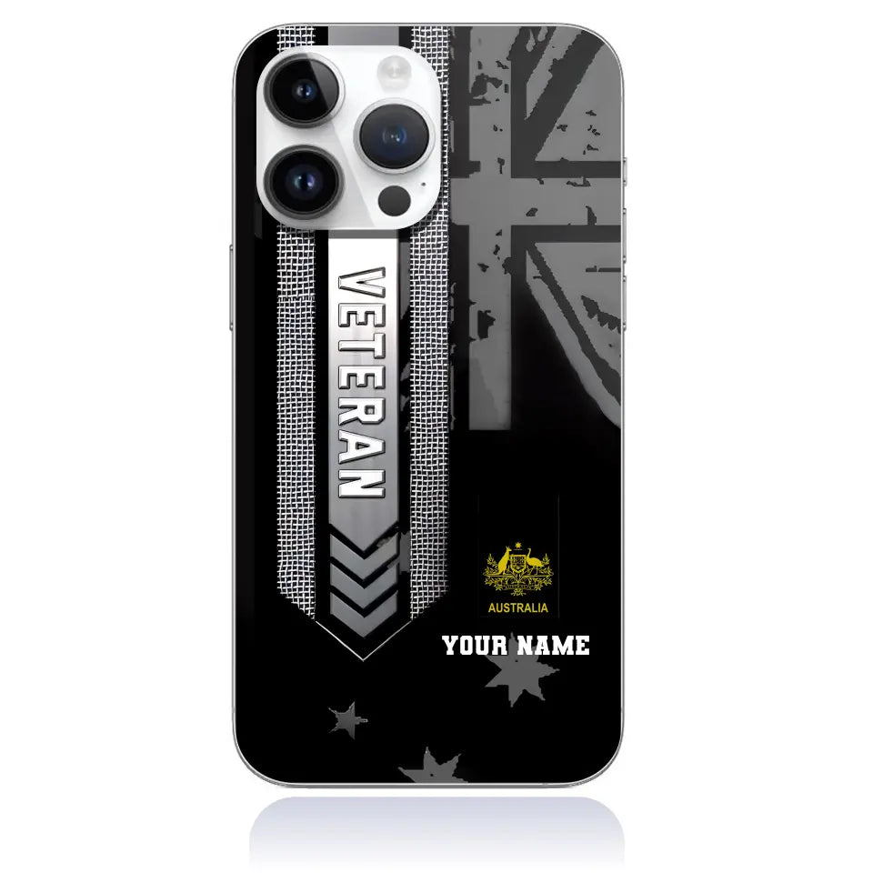 Personalized Australia Soldier/Veterans With Rank And Name Phone Case Printed - 2308230001