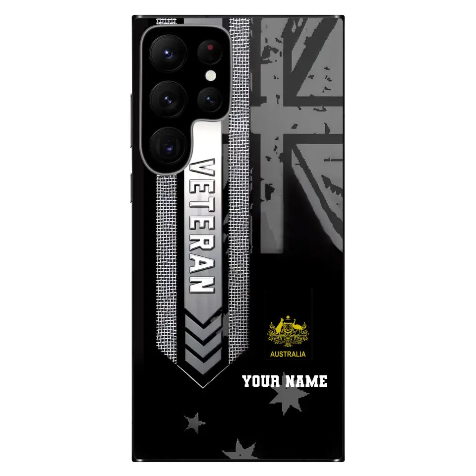 Personalized Australia Soldier/Veterans With Rank And Name Phone Case Printed - 2308230001