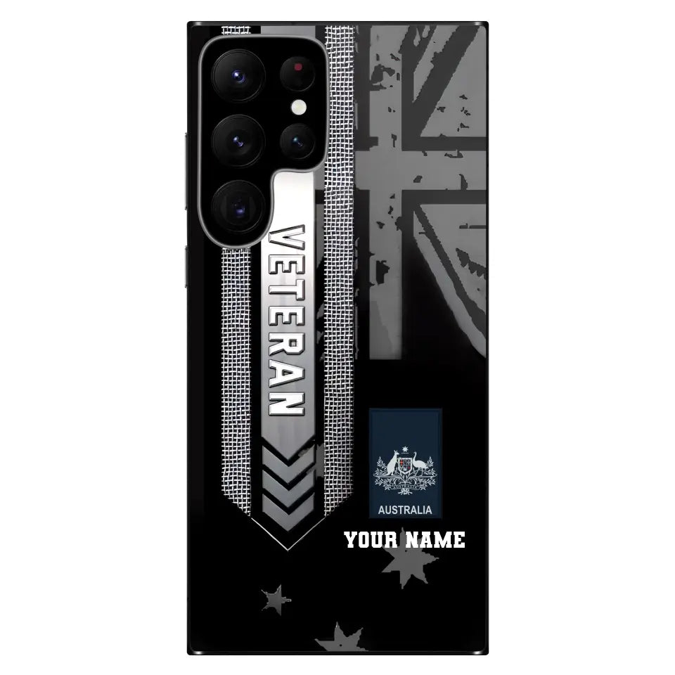 Personalized Australia Soldier/Veterans With Rank And Name Phone Case Printed - 2308230001